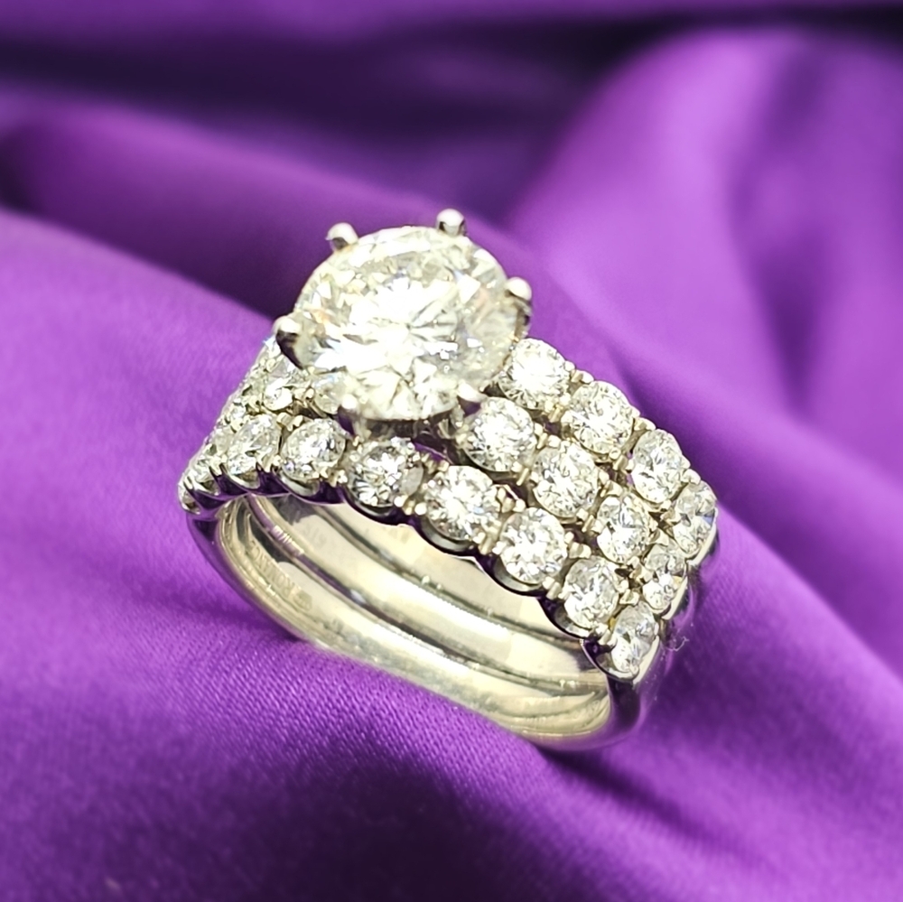 Diamond Ring Colorless 4.44ct Sz8